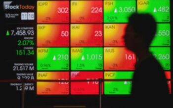 IHSG Sesi Pertama Anjlok 1,62 Persen ke Level 6.002