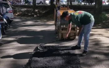 Sambut BOMRun 2026, PUPR Padang Geber Perbaikan Jalan Berlubang di Kota