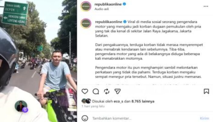 Polisi Tangkap Penganiaya Pengendara di Jagakarsa yang Positif Konsumsi Sabu