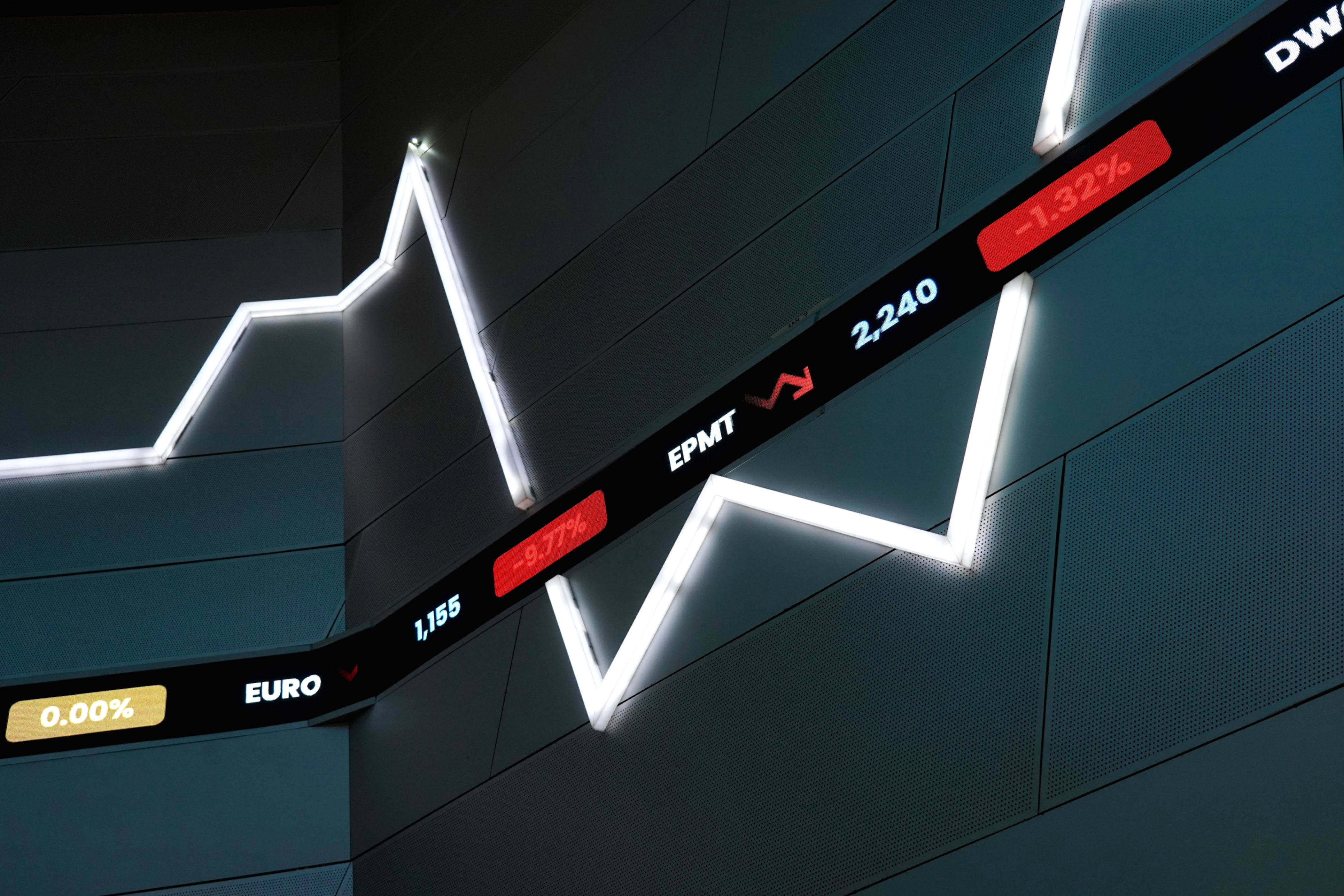 Tampilan layar perdagangan saham di Bursa Efek Indonesia dengan grafik pergerakan harga yang meningkat