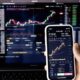Layar monitor menampilkan data perdagangan saham di Bursa Efek Indonesia