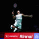Alwi Farhan melakukan pukulan smash saat bertanding melawan Alex Lanier di Japan Open 2026.