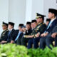 Presiden Prabowo Subianto memimpin upacara pelantikan 1.177 perwira remaja TNI dan Polri di Istana Merdeka.