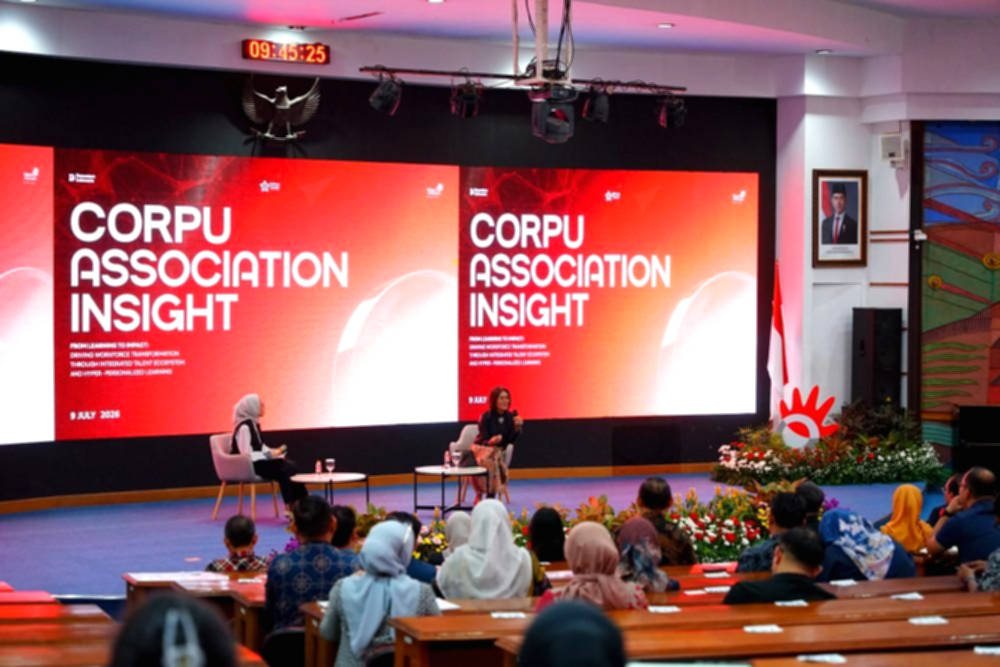 Suasana forum CorpU Association Insight yang diselenggarakan Telkom CorpU di Bandung.