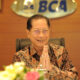 Presiden Komisaris BCA Jahja Setiaatmadja saat memberikan paparan mengenai integritas kepemimpinan di Jakarta