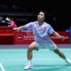 Anthony Sinisuka Ginting saat bertanding di lapangan bulu tangkis Taipei Open 2026