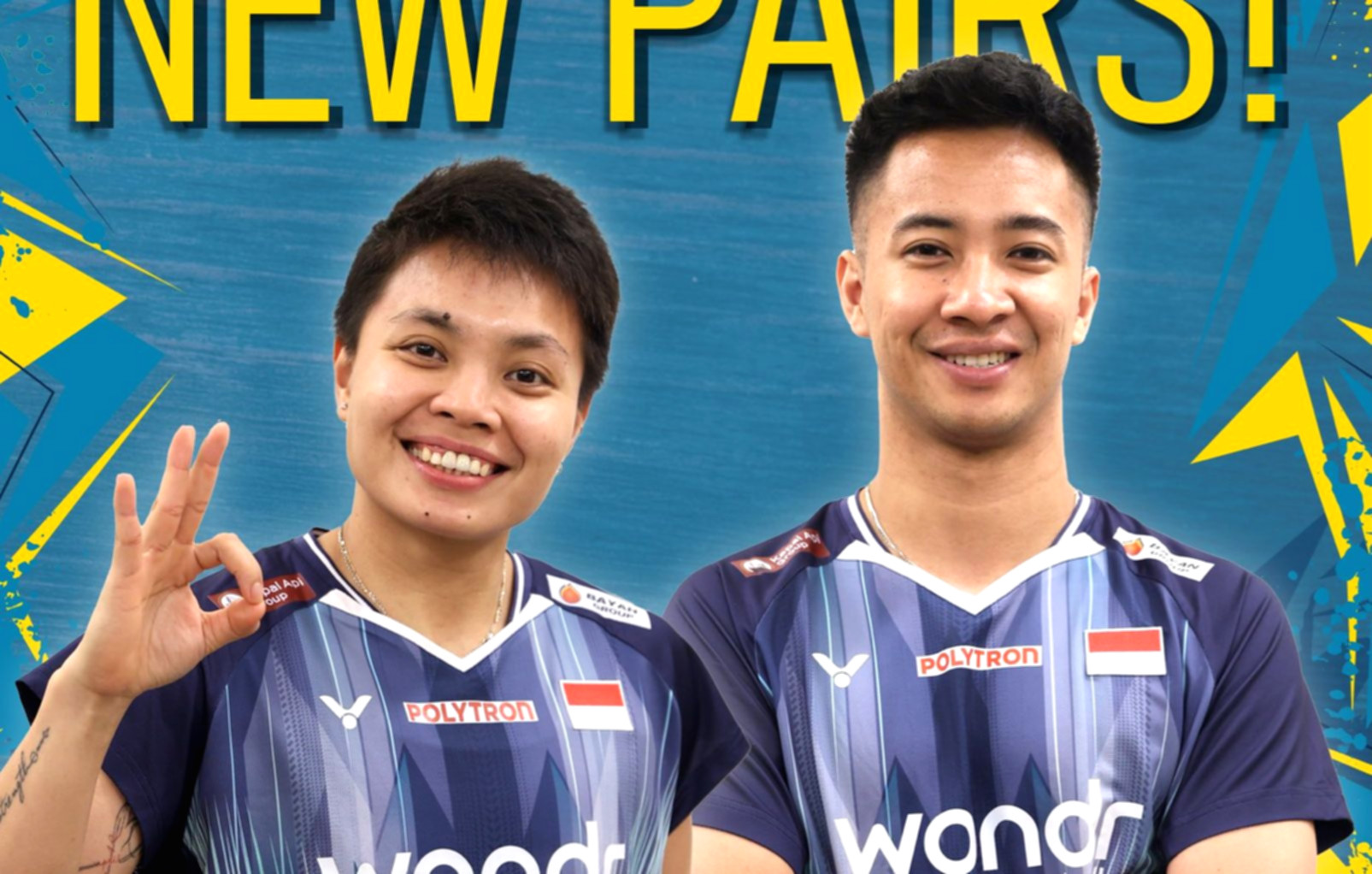 Dejan Ferdinansyah dan Apriyani Rahayu saat bertanding di Taipei Open 2026.