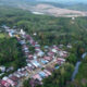 Kondisi lingkungan di sekitar area pertambangan batu bara PT Merge Mining Industry di Rantau Bakula