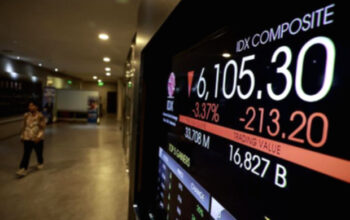 IHSG Anjlok ke 5.837, Indeks LQ45 Terkoreksi Tajam 2,02%