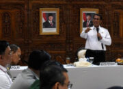 Menteri Pertanian Andi Amran Sulaiman saat memberikan keterangan terkait dugaan mafia beras nasional.