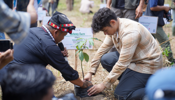 WWF-Indonesia dan Jerhemy Owen Tanam 250 Ribu Bibit Pohon Pulihkan DAS Peusangan