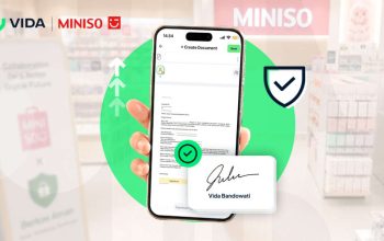 MINISO Indonesia Optimalkan Efisiensi Administrasi dengan Menggunakan Platform VIDA Sign