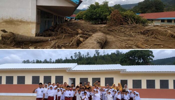 Siswa SDN 10 Linge Aceh Tengah Akhirnya Tinggalkan Tenda ke Kelas Baru