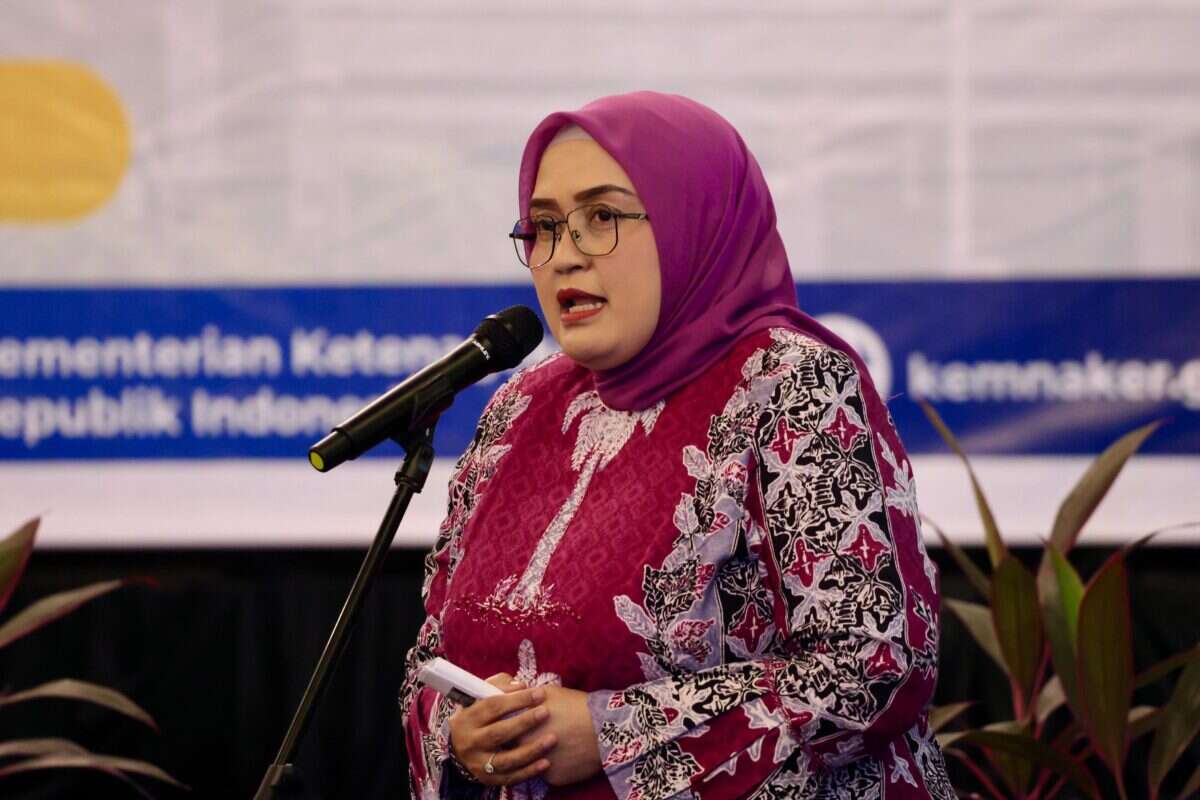 Direktur Jenderal Pembinaan Hubungan Industrial dan Jaminan Sosial (PHI dan Jamsos) Kemnaker Indah Anggoro Putri. Foto : Istimewa