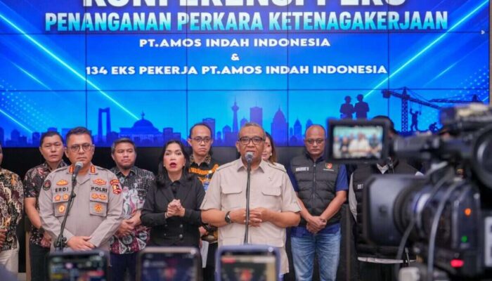 Kemnaker dan Polri Pastikan PT Amos Indah Bayar Pesangon 134 Pekerja