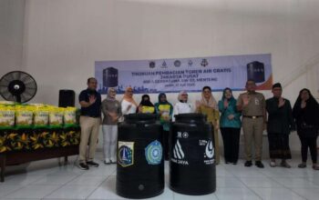TP PKK dan PAM JAYA Salurkan 500 Toren Air Gratis ke Warga Jakarta