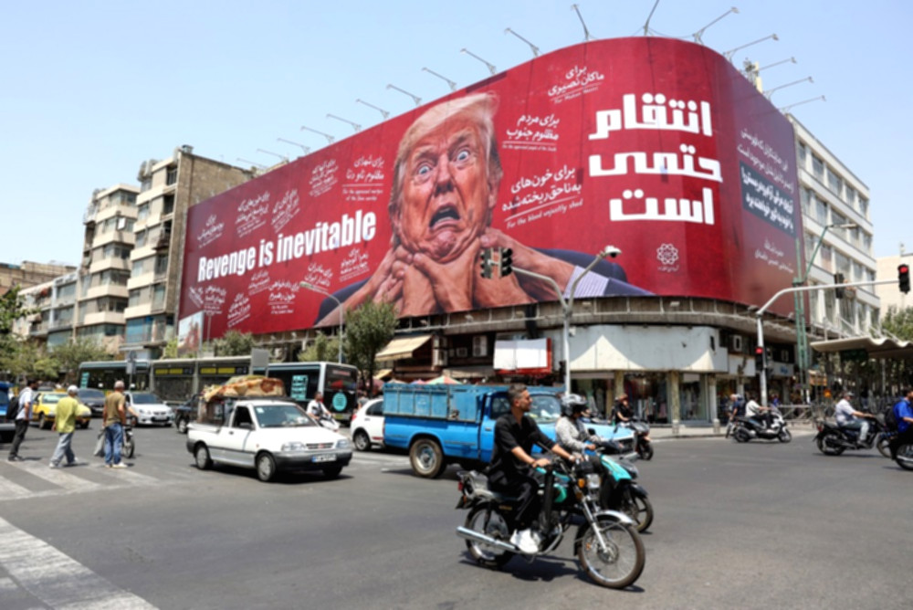 Peta lokasi pangkalan militer Amerika Serikat dan pusat komando CENTCOM di Yordania yang diserang rudal Iran.