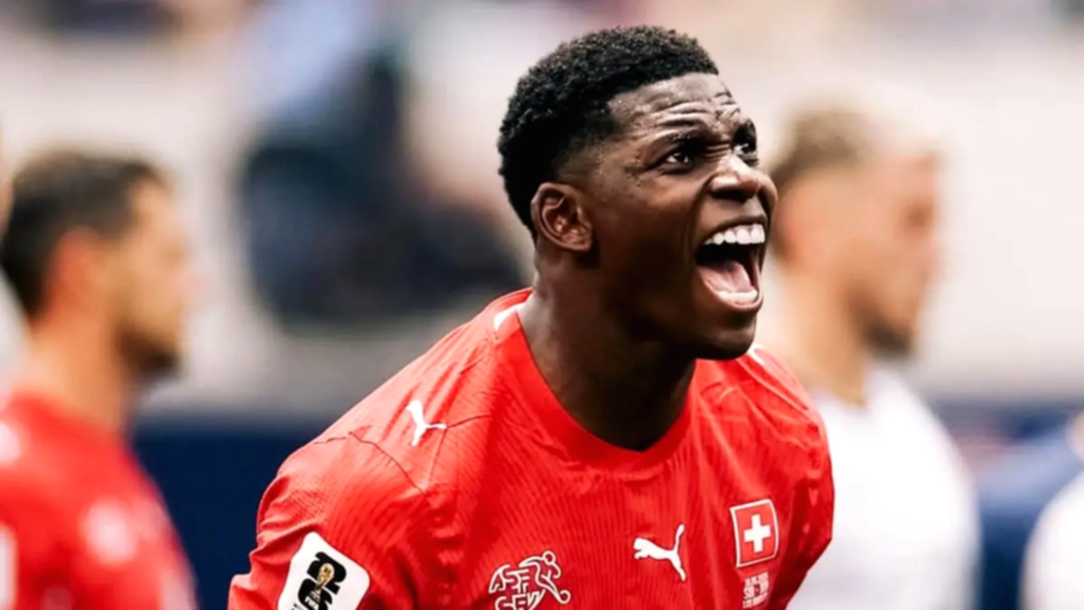 Penyerang Timnas Swiss Breel Embolo saat berlaga di Piala Dunia 2026