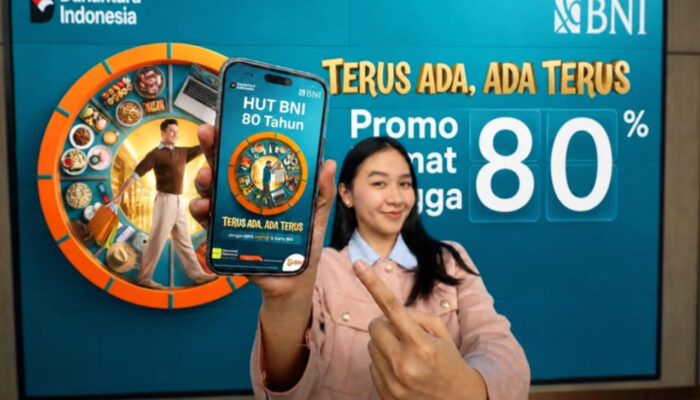 BNI Hadirkan Ragam Promo Spesial Rayakan Perayaan HUT ke-80