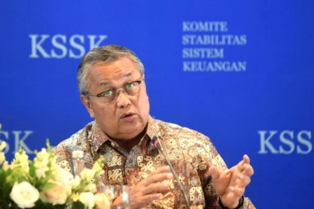 Gubernur Bank Indonesia Perry Warjiyo memberikan keterangan resmi terkait pengunduran dirinya