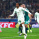 Michael Olise saat bertanding di lapangan dengan seragam Bayern Muenchen