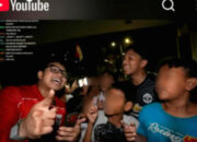 YouTuber Muhammad Jannah alias Bigmo saat menjalani pemeriksaan terkait dugaan eksploitasi anak dalam promosi vape.