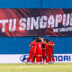 Pemain Timnas Indonesia saat berlatih di lapangan hijau untuk persiapan laga melawan Singapura di Piala AFF 2026.