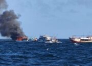 tak-terima-dimarahi-nakhoda,-abk-bakar-kapal-di-perairan-aru-maluku