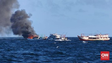tak-terima-dimarahi-nakhoda,-abk-bakar-kapal-di-perairan-aru-maluku