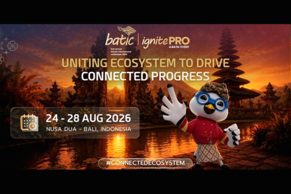 Suasana Bali Annual Telkom International Conference (BATIC) 2026 di Bali International Convention Center