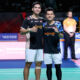 Leo Rolly Carnando dan Daniel Marthin saat berlaga di final Taiwan Open 2026