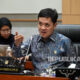 Ketua Komisi III DPR RI Habiburokhman saat memberikan keterangan terkait pengawasan kasus kematian Winda Lorenza.