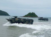Kendaraan lapis baja amfibi AWAV 8x8 buatan Thailand yang ditawarkan kepada Korps Marinir Indonesia.