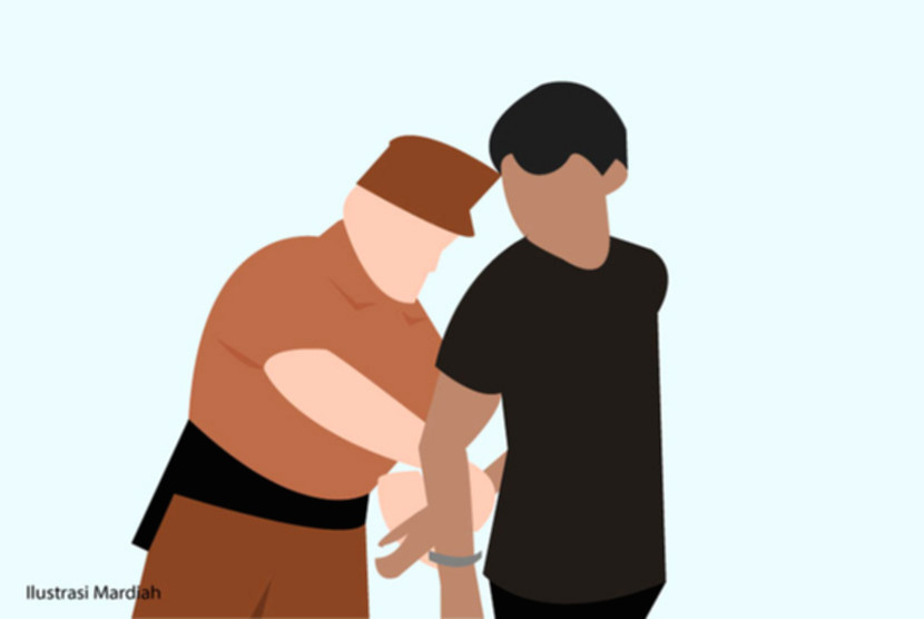 Seorang pria berinisial FG yang ditangkap polisi karena manipulasi gambar Presiden Prabowo dengan AI