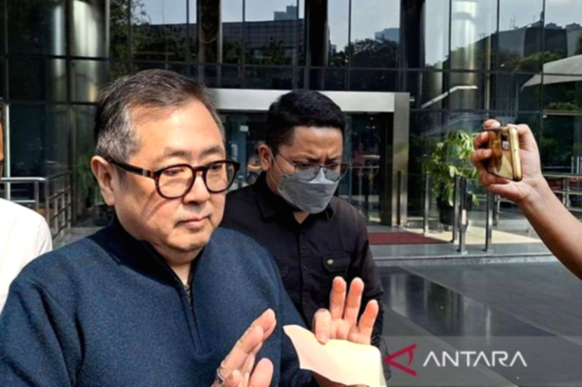 Juru Bicara KPK Budi Prasetyo memberikan keterangan pers di Gedung Merah Putih terkait kasus dugaan korupsi bansos beras.