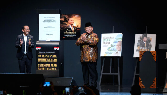 Bahlil Luncurkan 10 Buku, Luhut Puji Karya Otentik sang Menteri