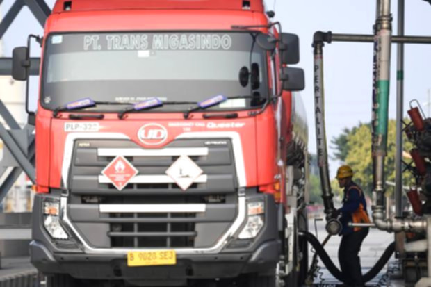 Mobil tangki yang terlibat kecelakaan di Jalan Trans Kalimantan, Tanah Bumbu, bukan milik Pertamina.