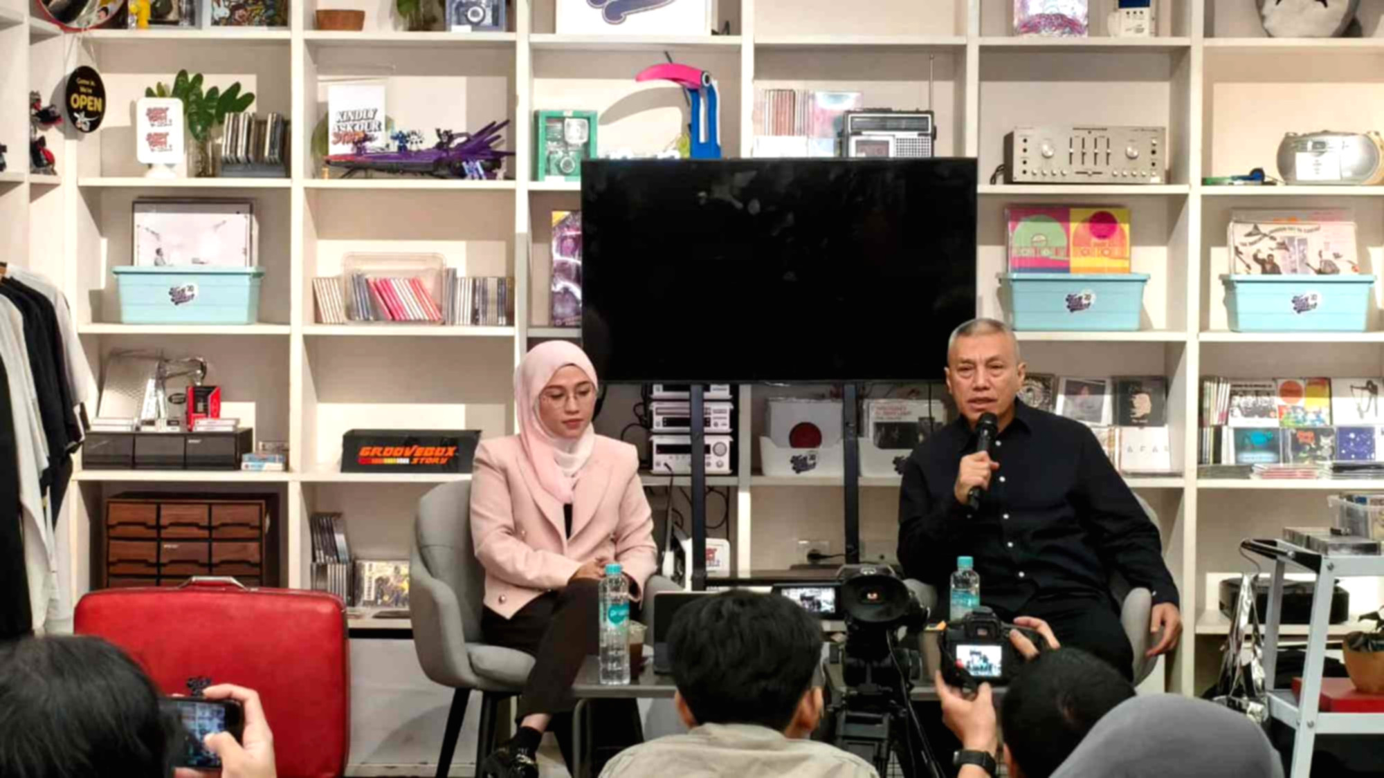 Mantan Menteri Agama Yaqut Cholil Qoumas saat menghadiri persidangan di Pengadilan Tipikor Jakarta Pusat.