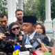 Menteri Sekretaris Negara Prasetyo Hadi memberikan keterangan pers terkait penambahan kuota undangan HUT ke-81 RI.