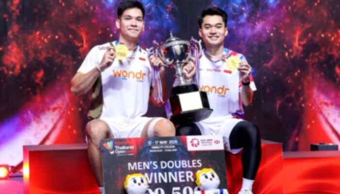 Leo/Daniel Melesat ke Ranking 58 Dunia Usai Juara Taipei Open