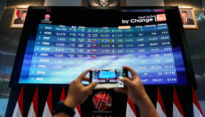 IHSG Melemah, Investor Asing Lepas Saham TPIA, AMMN, dan BMRI