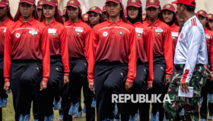 Presiden Kukuhkan Anggota Paskibraka HUT Ke-81 RI di Jakarta
