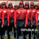 Presiden saat memimpin upacara pengukuhan anggota Paskibraka untuk HUT ke-81 RI di Istana Kepresidenan.